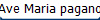 Ave Maria pagano